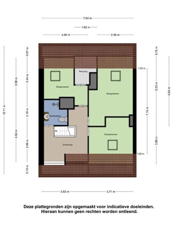Floorplan - De Genestetlaan 256, 2522 LV Den Haag