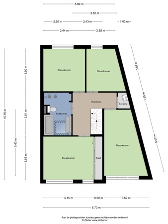Floorplan - Dotterbloemeiland 20, 2285 JX Rijswijk
