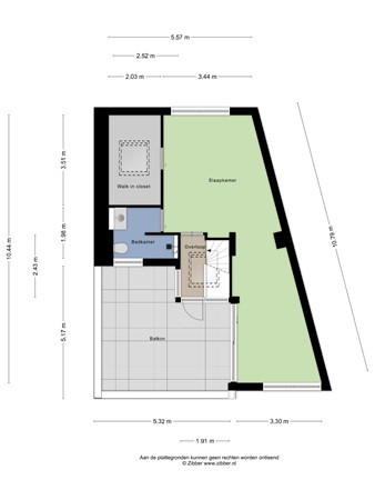 Floorplan - Dotterbloemeiland 20, 2285 JX Rijswijk