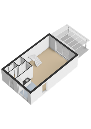Pijlpuntstraat 42, 6515 DJ Nijmegen - Begane grond - 3D.png