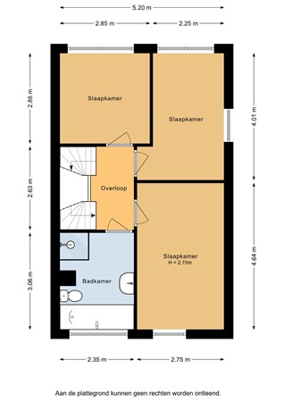 Pijlpuntstraat 42, 6515 DJ Nijmegen - Eerste verdieping - 2D.jpg