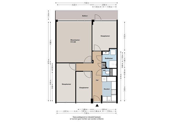 Herman Gorterhof 86, 2624 XH Delft - Plattegrond Herman Gorterhof 86 (3).jpg