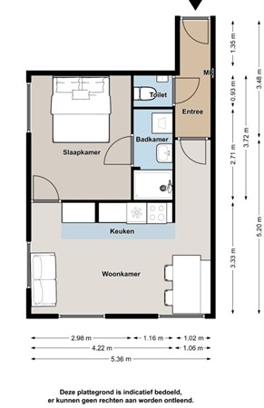 Peperstraat 24, 2611 CH Delft - Plattegrond Peperstraat 24.JPG