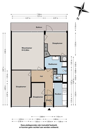 Herman Gorterhof 81, 2624 XG Delft - Plattegrond Herman Gorterhof 81.jpg