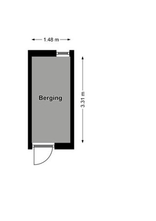 Busken Huetlaan 88, 2273 TV Voorburg - Plattegrond berging.JPG