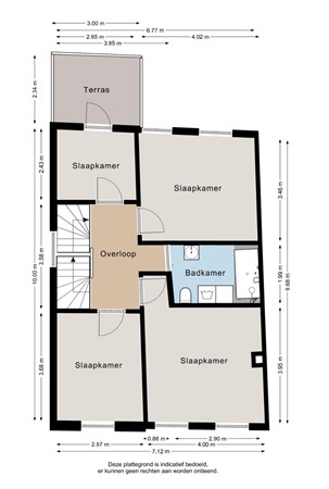 Spoorsingel 46, 2613 BH Delft - 173229406_spoorsingel_46_eerste_verdiepi_plattegrond_20250527_bfac1b (3).jpg