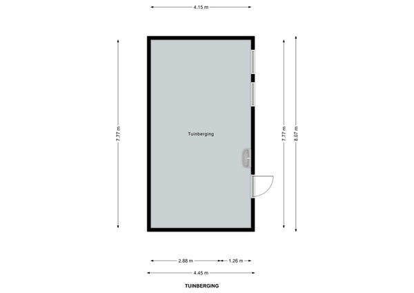 Floorplan - Bosstraat 105, 6291 CH Vaals