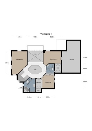 Floorplan - Parklaan 14, 6291 EJ Vaals