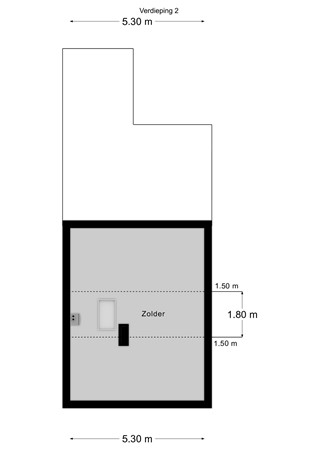 Floorplan - Kerkstraat 9, 6286 CA Wittem