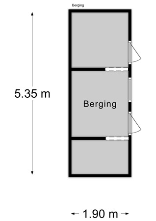 Floorplan - Kerkstraat 9, 6286 CA Wittem