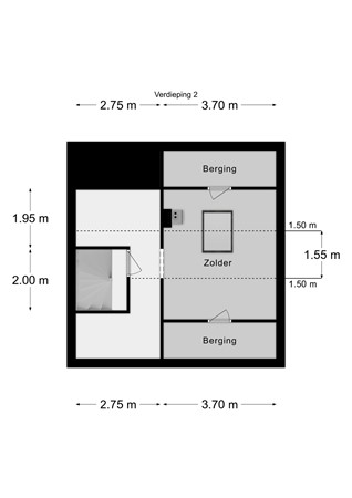 Floorplan - Kolmondstraat 33, 6291 HL Vaals