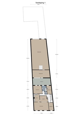 Floorplan - Kloosterstraat 20, 6369 AD Simpelveld