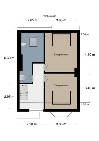 Floorplan - Prins Bernhardstraat 11, 6291 GV Vaals