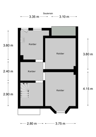 Floorplan - Prins Bernhardstraat 11, 6291 GV Vaals