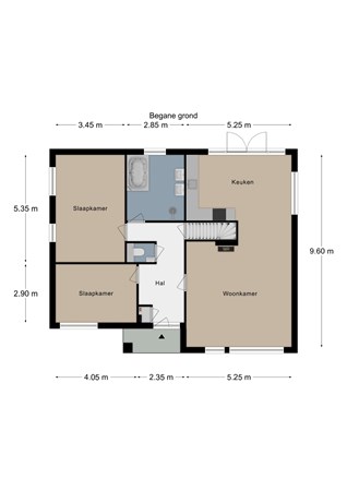 Floorplan - Parmentierstraat 35, 6417 AX Heerlen