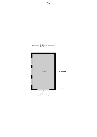 Floorplan - Bergstraat 9, 6262 NV Banholt