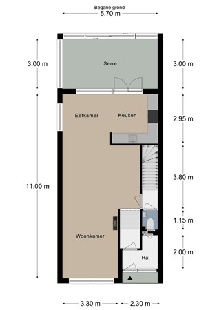 Floorplan - Laatbankstraat 18, 6291 ED Vaals