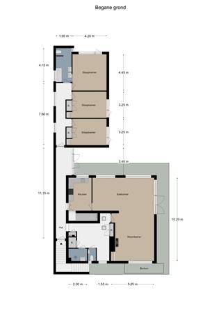 Floorplan - Bosstraat 42, 6291 CK Vaals