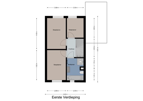 Floorplan - Frankenhofweg 21, 6291 VE Vaals