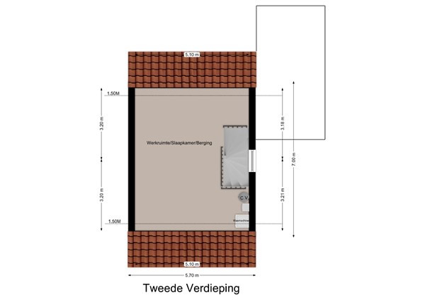 Floorplan - Frankenhofweg 21, 6291 VE Vaals