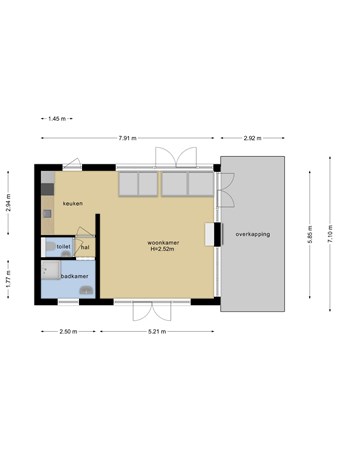 Floorplan - Dal Bissenweg 5A, 6281 NC Mechelen