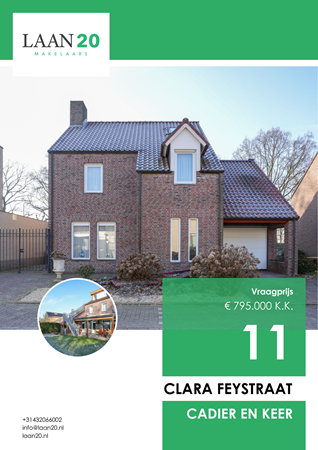 Brochure preview - Clara Feystraat 11, 6267 EZ CADIER EN KEER (1)