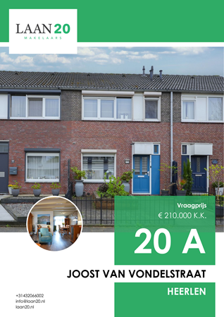 Brochure preview - Joost van Vondelstraat 20-A, 6416 AS HEERLEN (1)