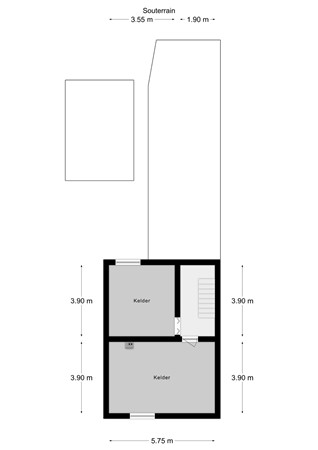 Floorplan - Drievogelstraat 83, 6466 GJ Kerkrade
