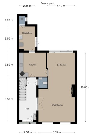 Floorplan - Hoofdstraat 91, 6281 BC Mechelen