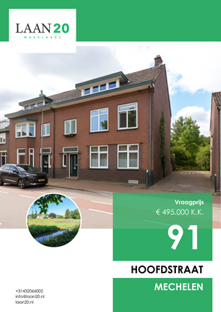 Brochure preview - Hoofdstraat 91, 6281 BC MECHELEN (1)