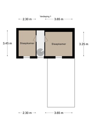 Floorplan - Marktstraat 123, 6461 CW Kerkrade