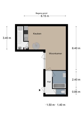 Floorplan - Marktstraat 123, 6461 CW Kerkrade