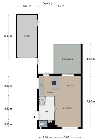 Floorplan - Van Thimusstraat 5, 6295 AA Lemiers