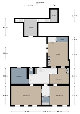 Floorplan - Lindenstraat 1, 6291 AE Vaals