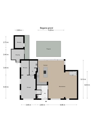 Floorplan - Zevensterweg 6, 6291 CD Vaals