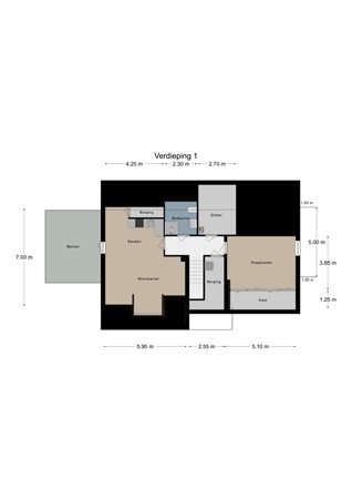 Floorplan - Van Cosselaerstraat 30, 6286 AT Wittem