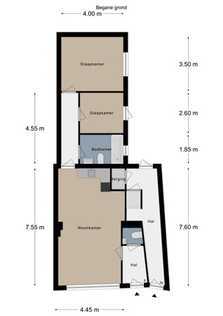 Floorplan - Bosstraat 8, 6291 CJ Vaals