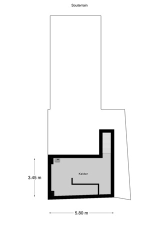 Floorplan - Bosstraat 8, 6291 CJ Vaals