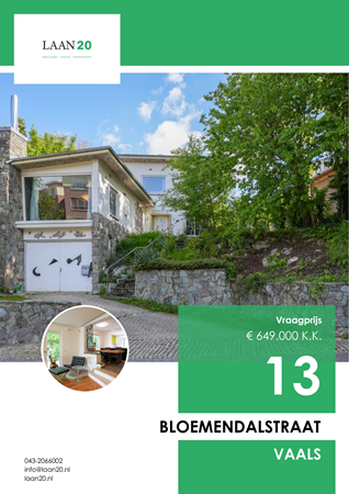 Brochure preview - Bloemendalstraat 13, 6291 CL VAALS (1)