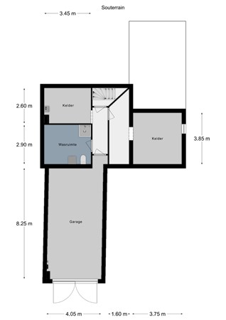 Floorplan - Bloemendalstraat 13, 6291 CL Vaals