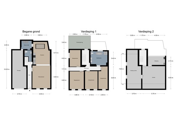 Floorplan - Bloemendalstraat 35, 6291 CL Vaals