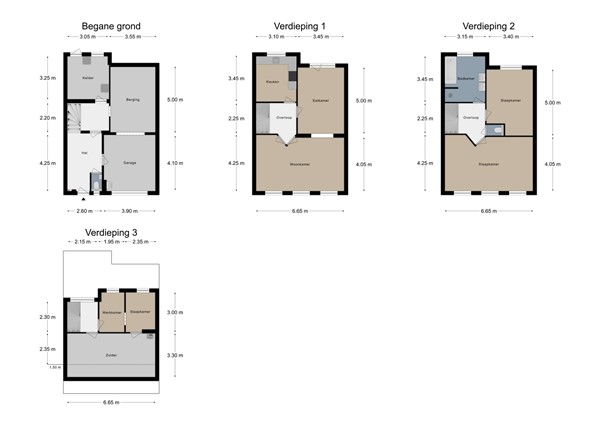 Floorplan - Maastrichterlaan 128, 6291 EV Vaals