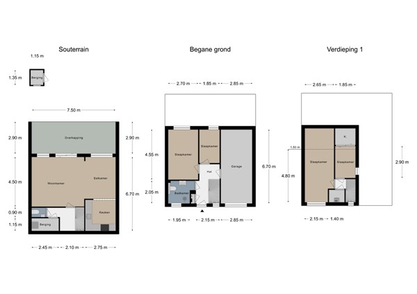 Floorplan - Ir Em Mélottestraat 17, 6291 HD Vaals