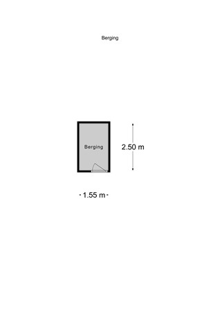 Floorplan - Bergstraat 19B, 6291 AX Vaals