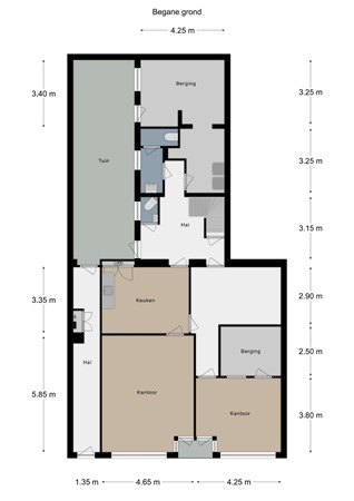 Floorplan - Akenerstraat 22, 6291 BB Vaals
