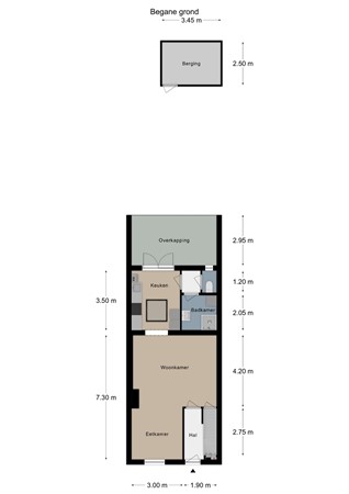 Floorplan - Bilderdijkstraat 29, 6416 VL Heerlen