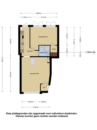 Van Beuningenstraat 202H, 1051 XZ Amsterdam - 