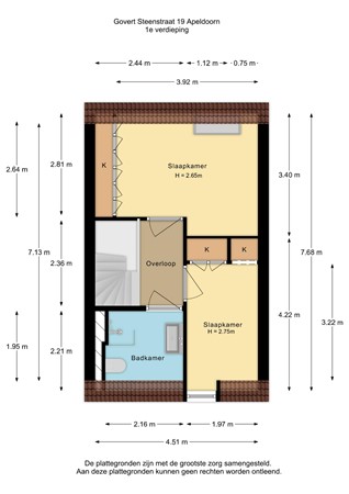 Govert Steenstraat 19, 7334 DA Apeldoorn - Govert steenstraat 19 - 1e verdieping - 2D.jpg