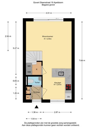 Govert Steenstraat 19, 7334 DA Apeldoorn - Govert steenstraat 19 - Begane grond - 2D.jpg