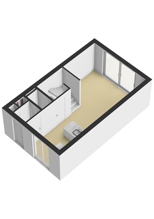 Govert Steenstraat 19, 7334 DA Apeldoorn - Govert steenstraat 19 - Begane grond - 3D.jpg